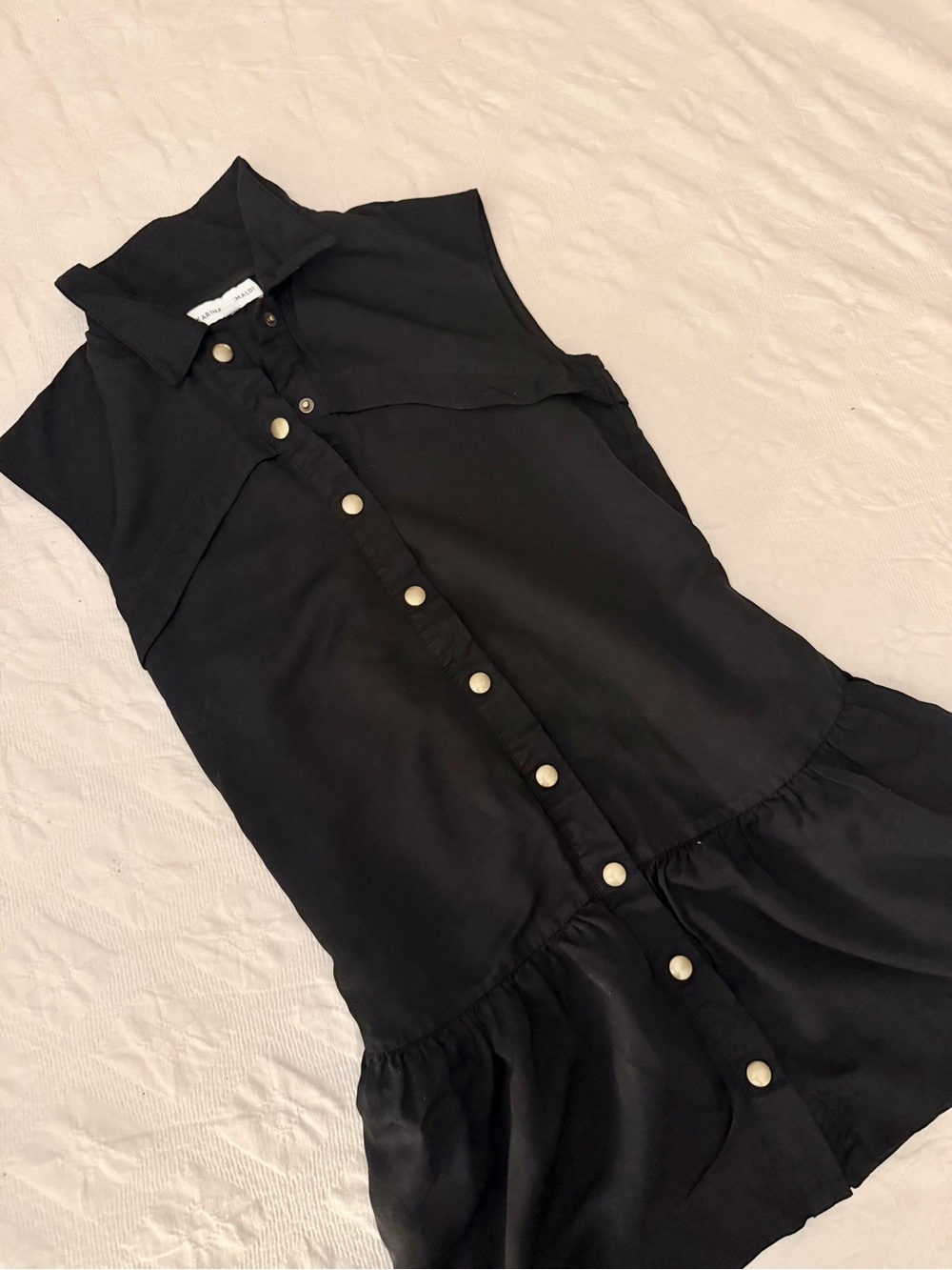 Karina Grimaldi Dona Mini Dress in Black | Revolve - Picture 2 of 3